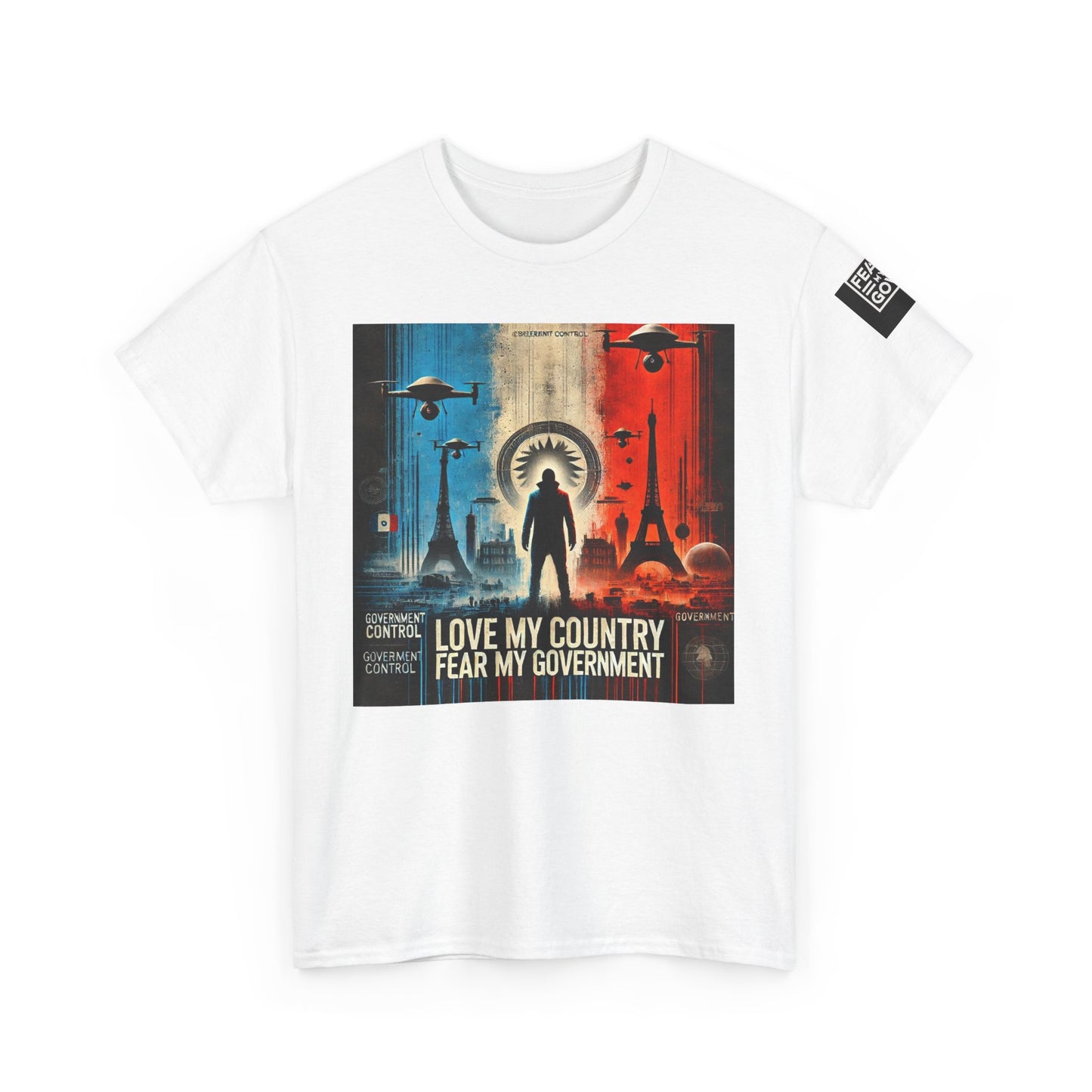 La France Unisex Heavy Cotton Tee